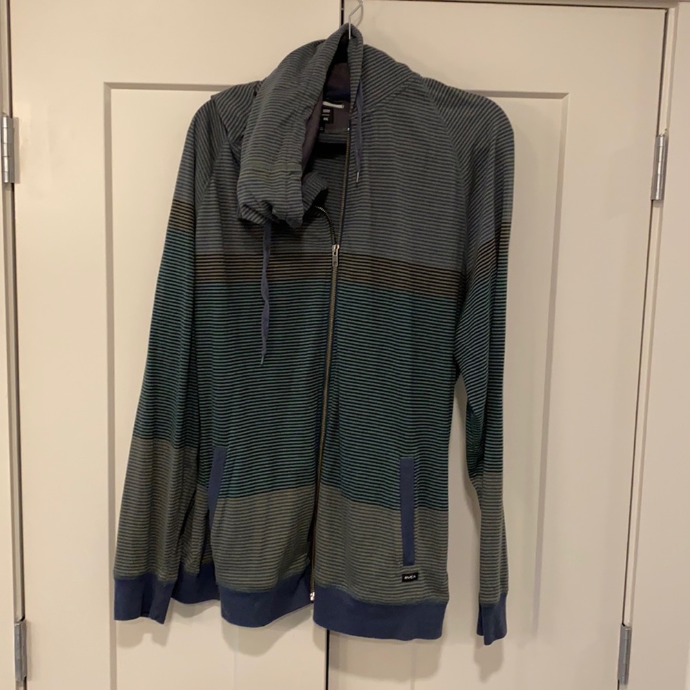 Rvca zip up hoodie